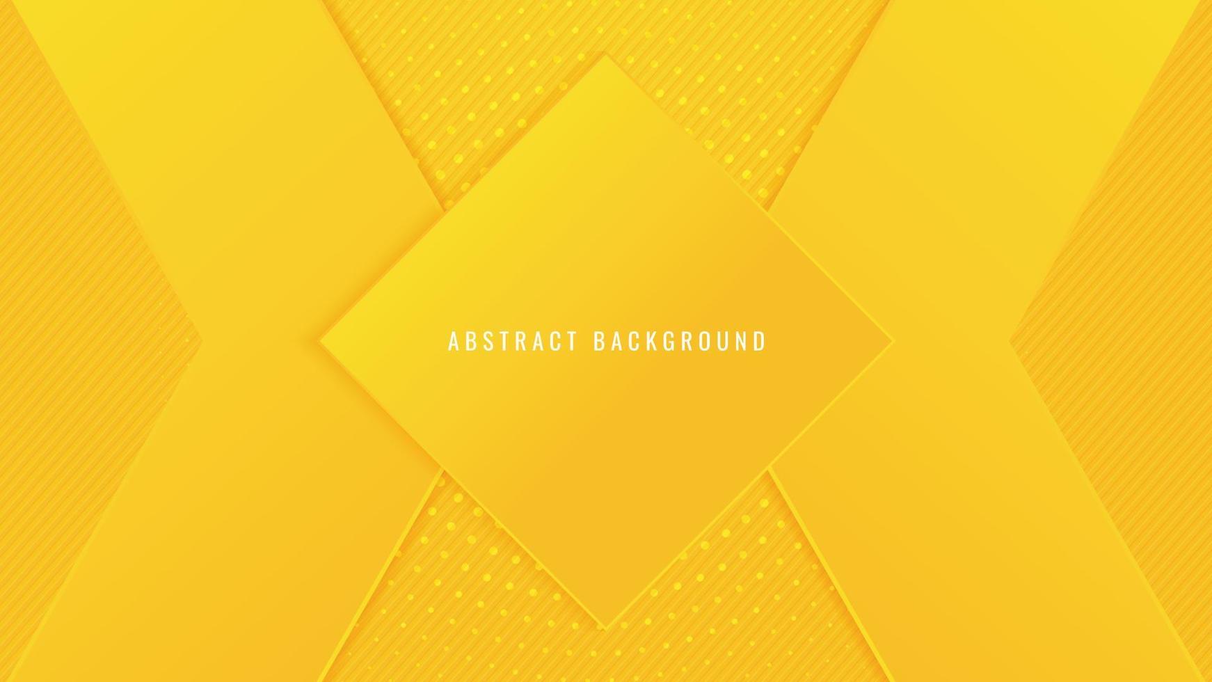 Abstract Yellow Geometric Shape Background Banner Presentation Vector Template