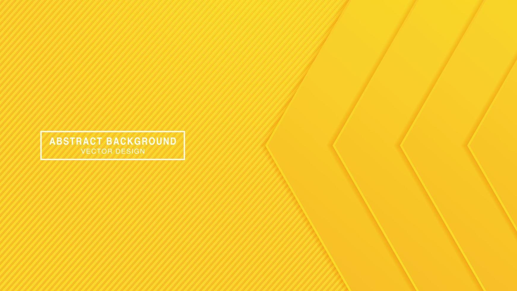 Abstract Yellow Geometric Shape Background Banner Presentation Vector Template