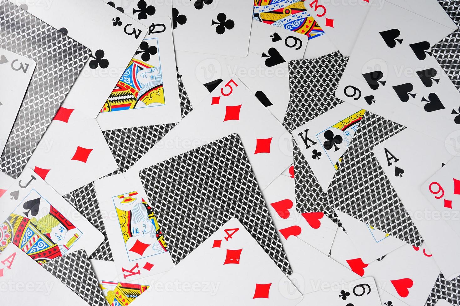 Background of Playing cards. photo