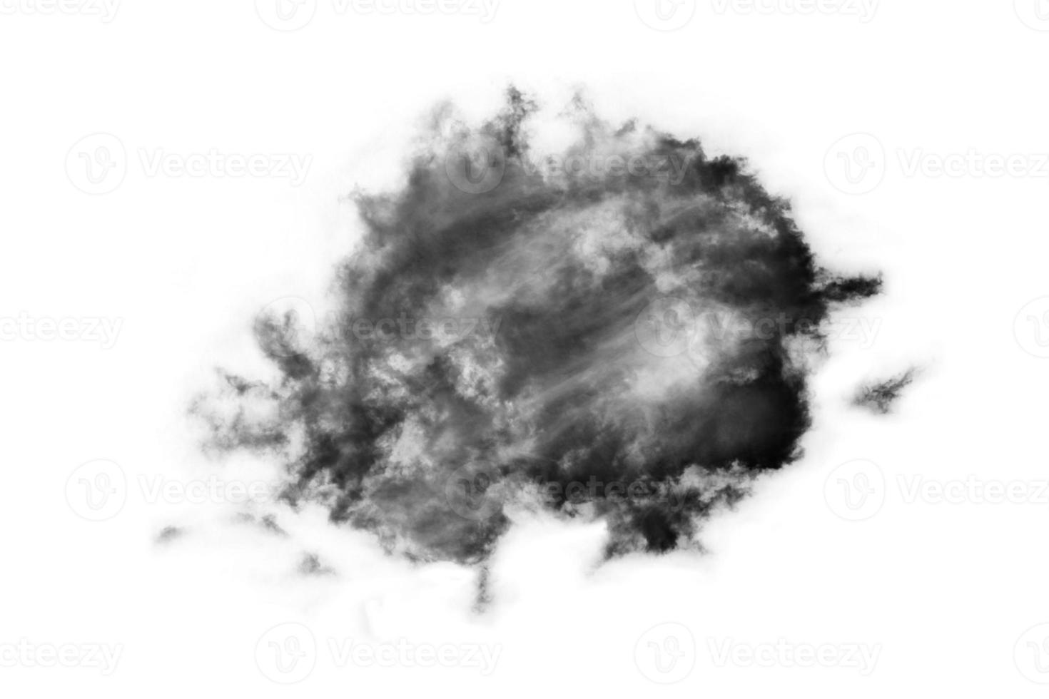 Textured Smoke,Abstract black,isolated on white background photo