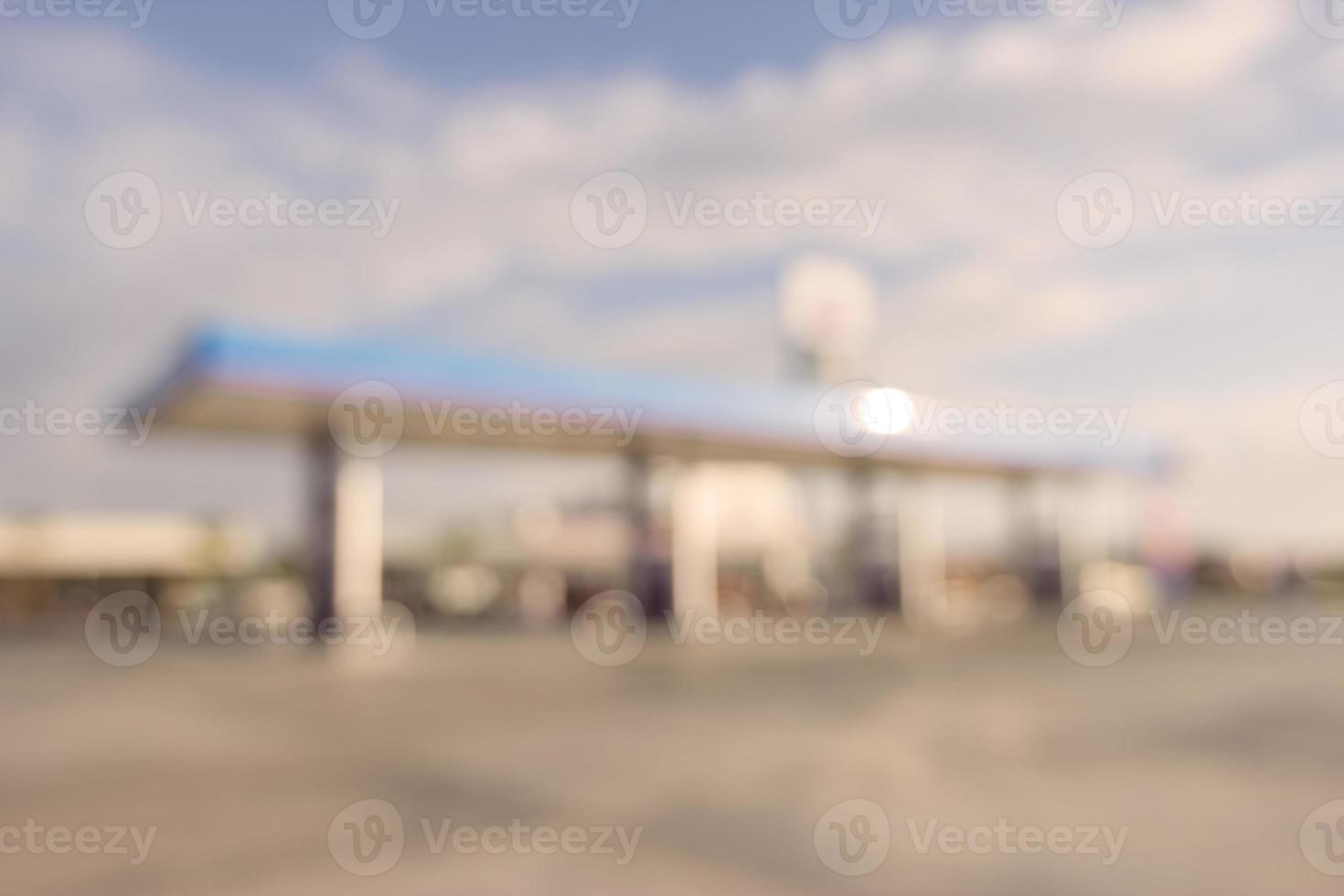 morning fueling station,Out of focus background photo