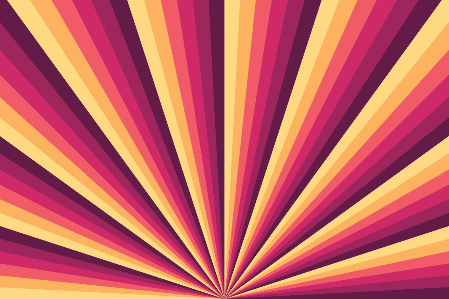 abstract sunburst sun ray retro background vector