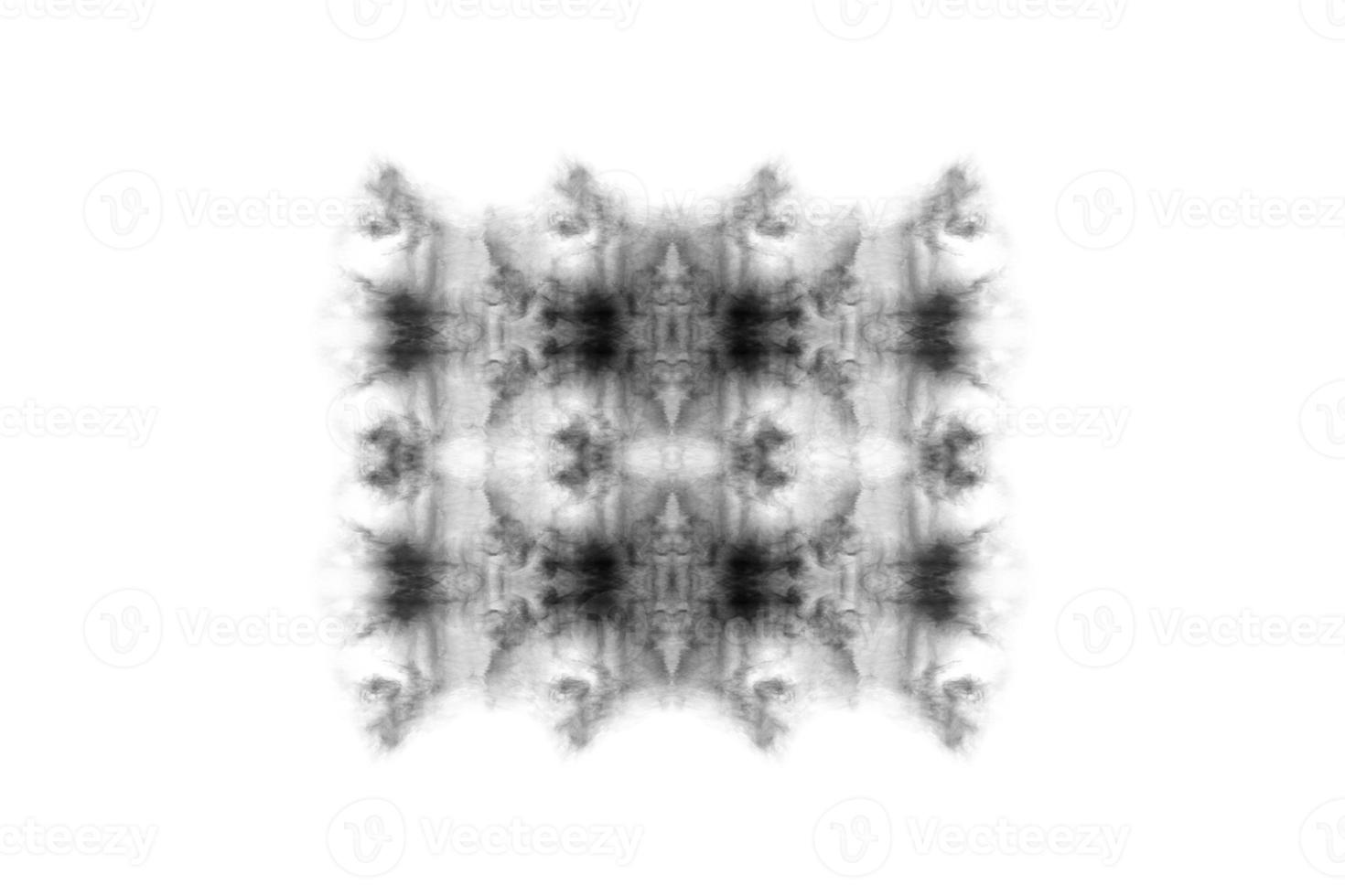 Textured Smoke,Abstract black,isolated on white background photo