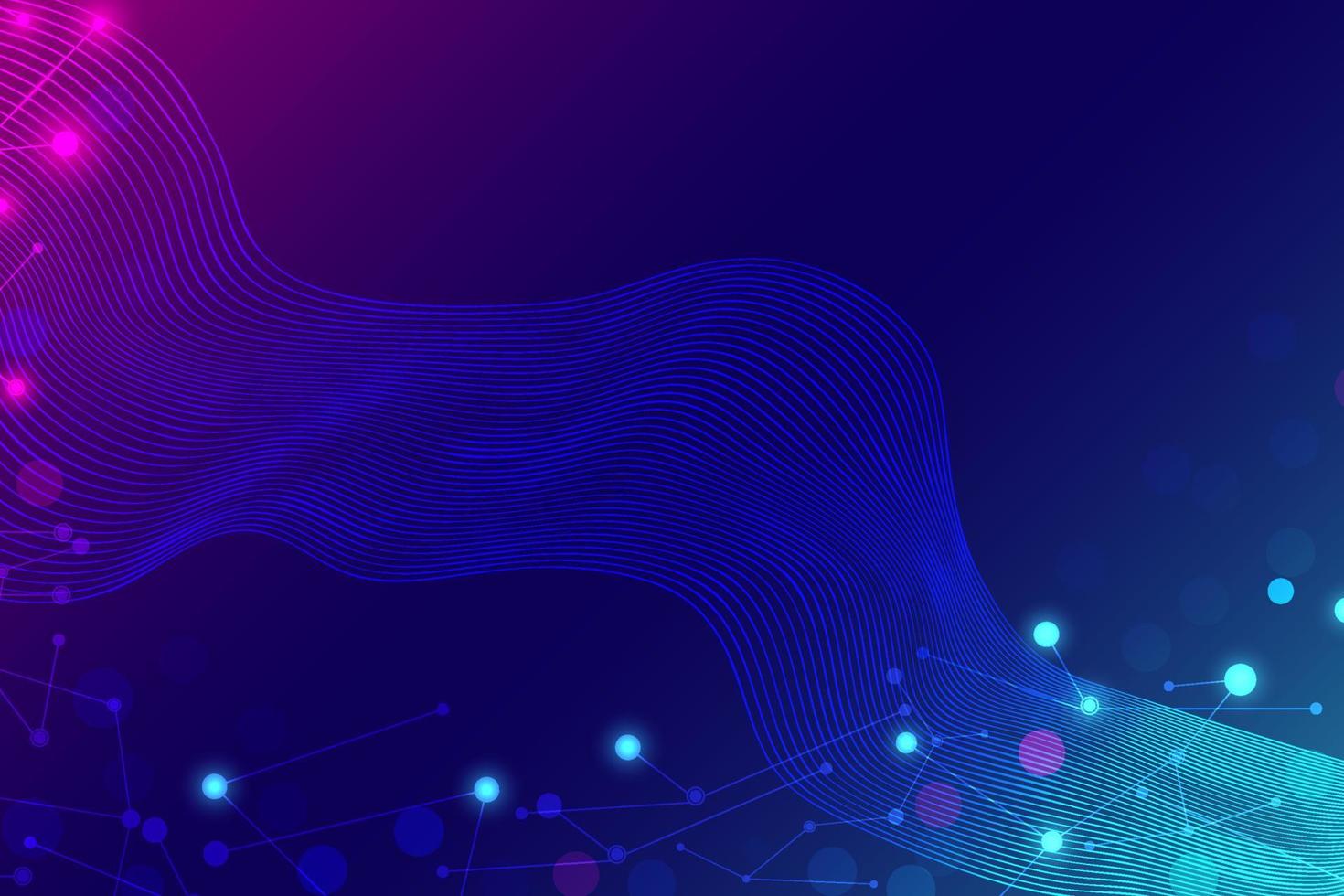 Abstract wave Landing page colorful flat background ideas Vector illustration.
