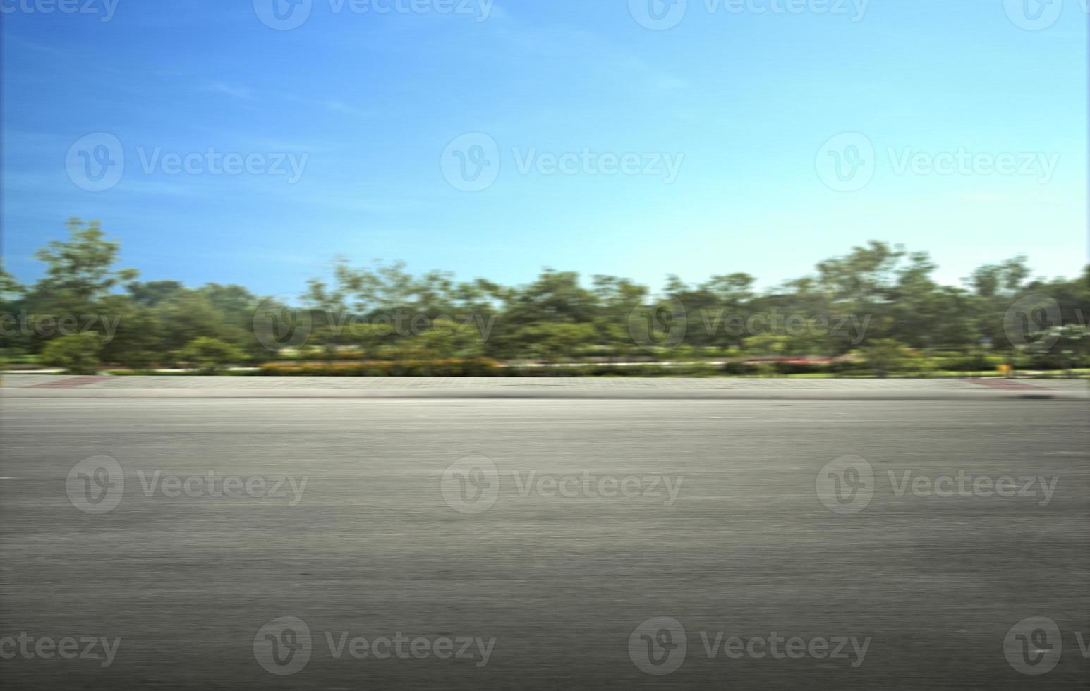 farm view motion blur highway photo