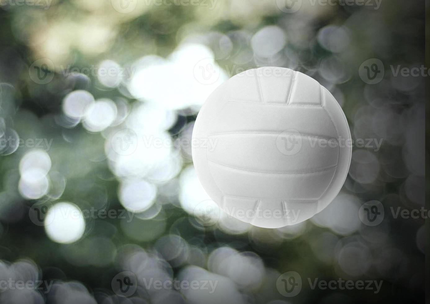 Volleyball On bokeh Blur background photo