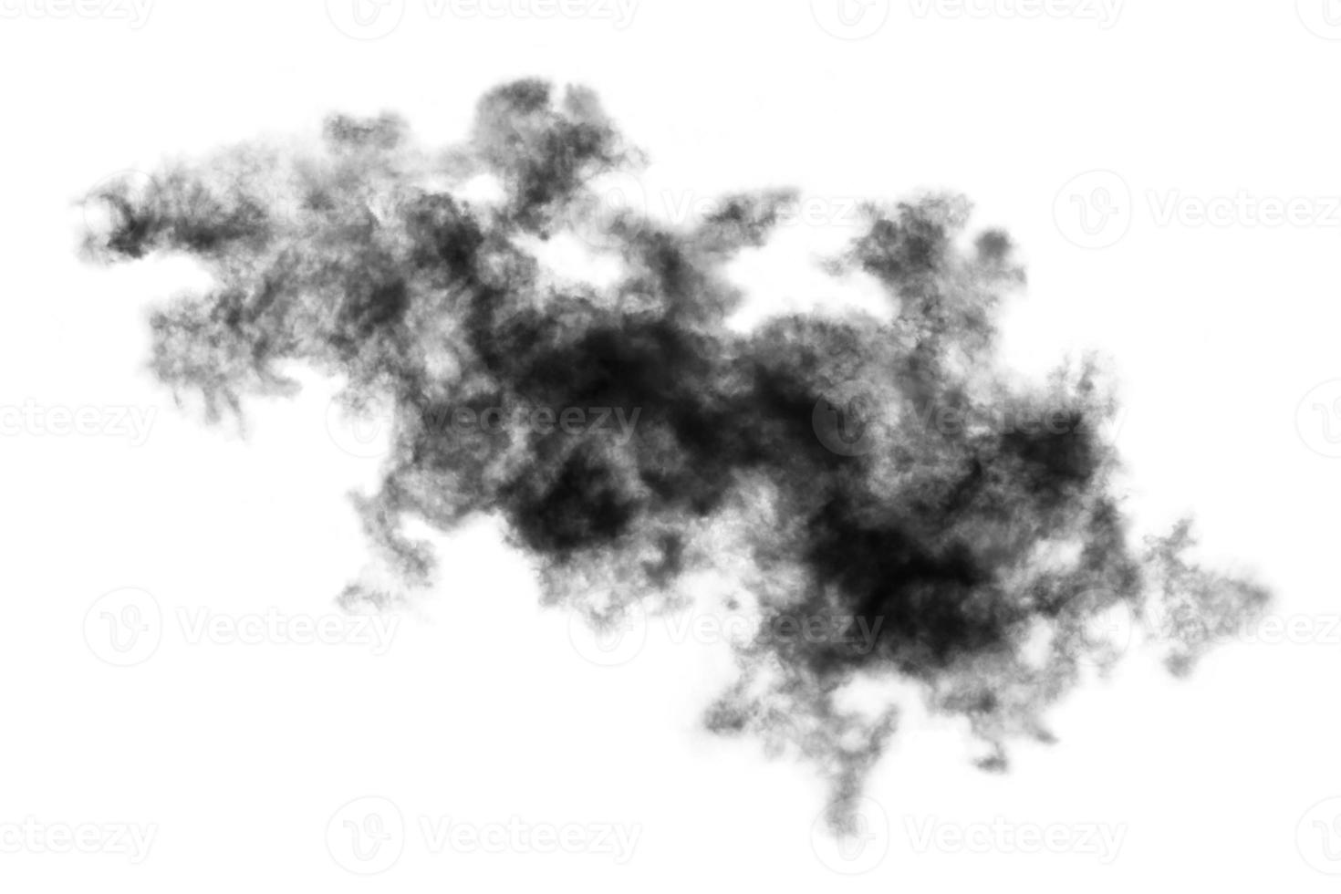 Cloud Isolated on white background,Textured Smoke,Brush Clouds,Abstract black photo