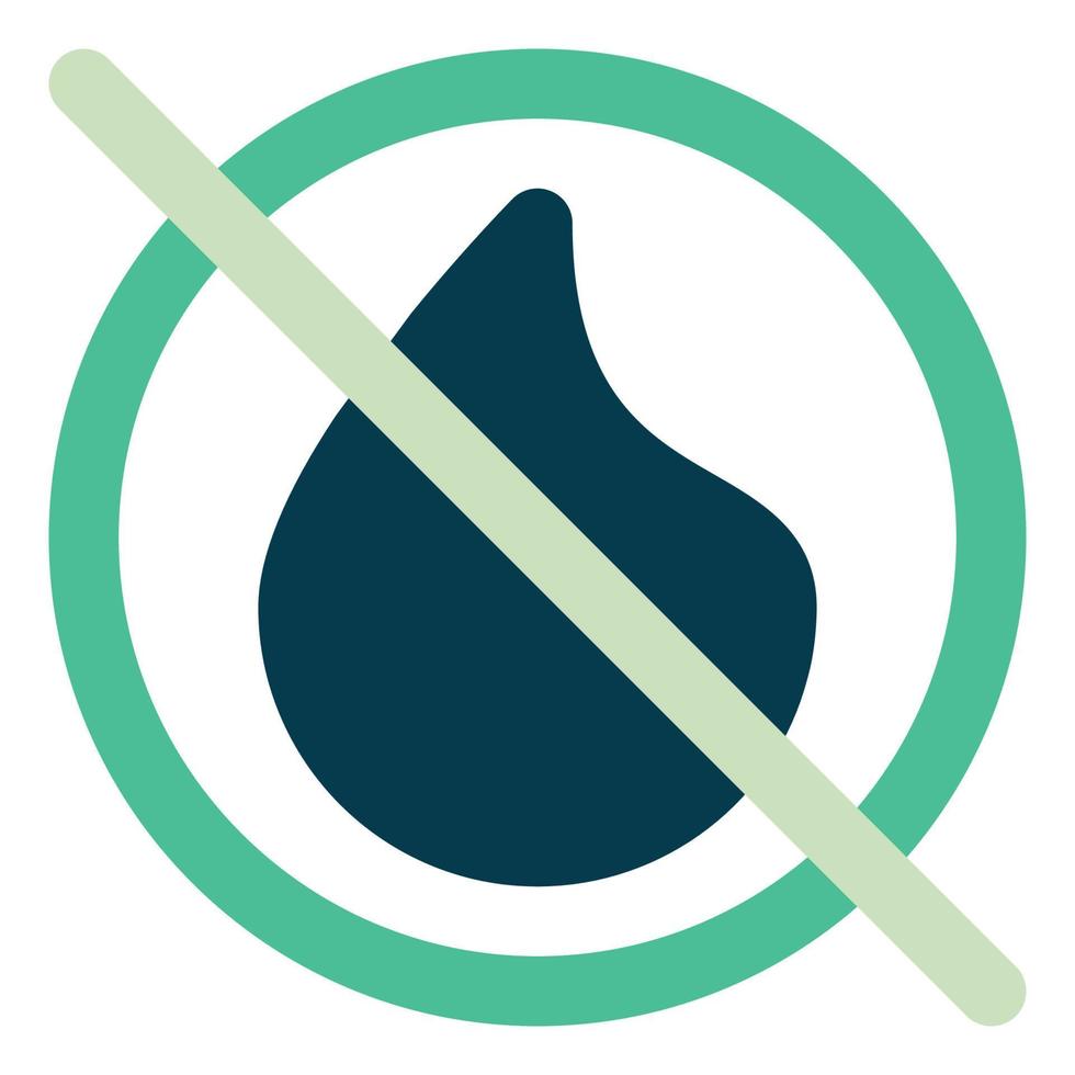Dangerous Liquid, Filled Line Style Icon Empty States vector