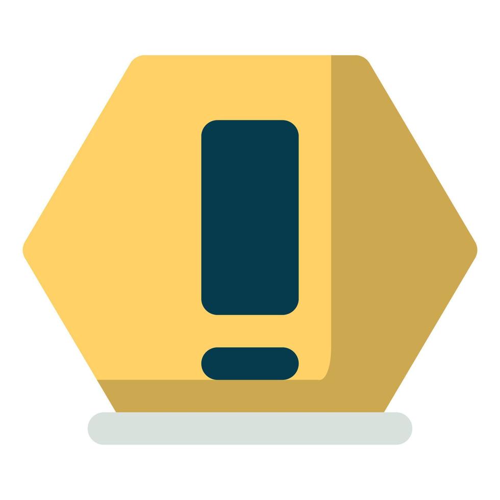 Warning, Flat Style Icon Empty States vector