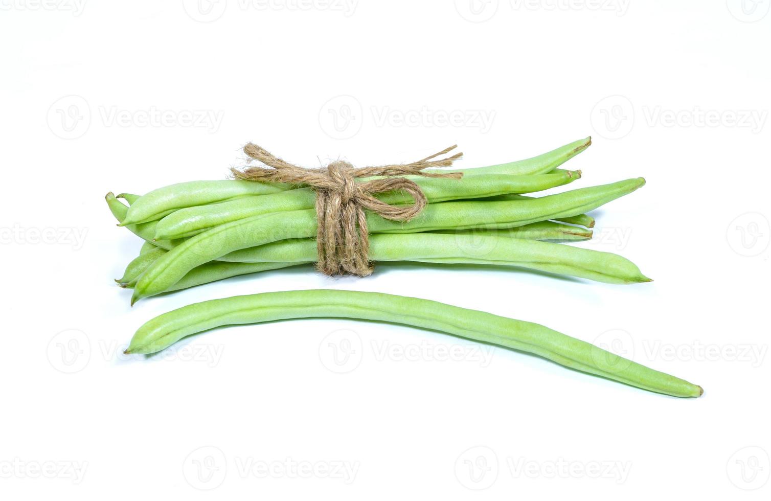 Green bean on background. photo