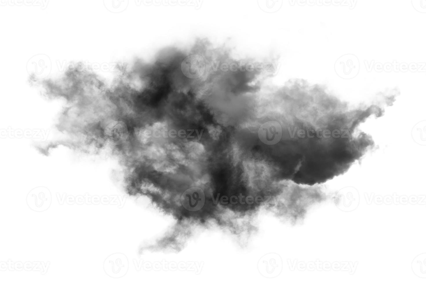 Textured Smoke,Abstract black,isolated on white background photo