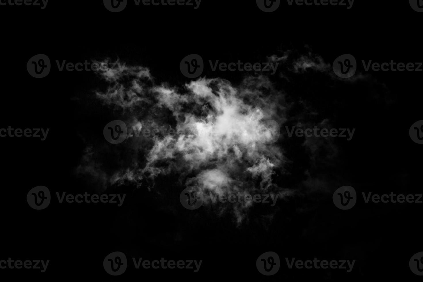 Textured Smoke,Abstract black,isolated on black background photo
