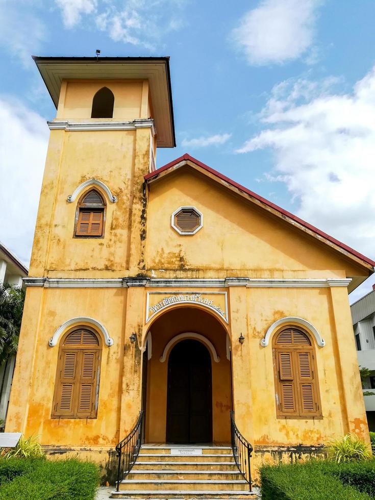 18 APRIL 2017, TRANG, THAILAND  A historic Christian church of over 100 years is one of 20 historic sites in Trang Province. photo