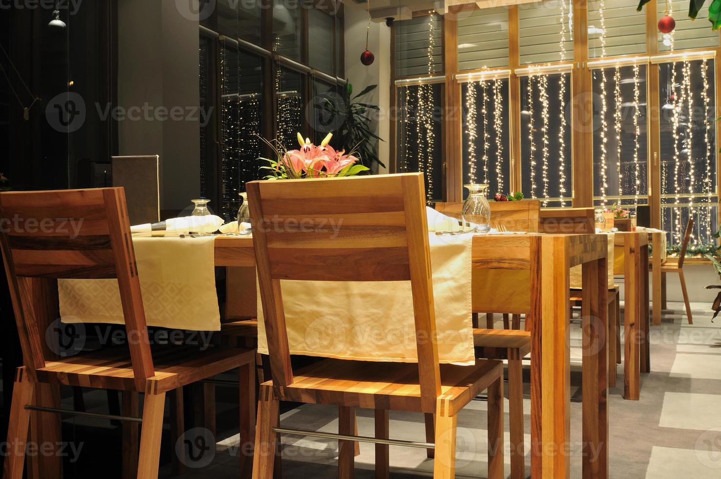 luxury modern indoor restaurant photo