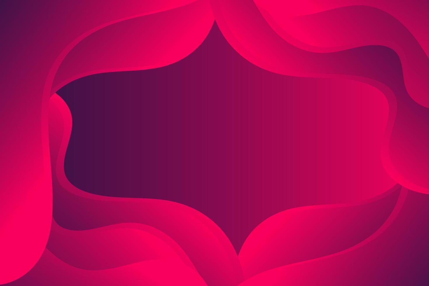 Abstract wave Landing page colorful flat background ideas Vector illustration.