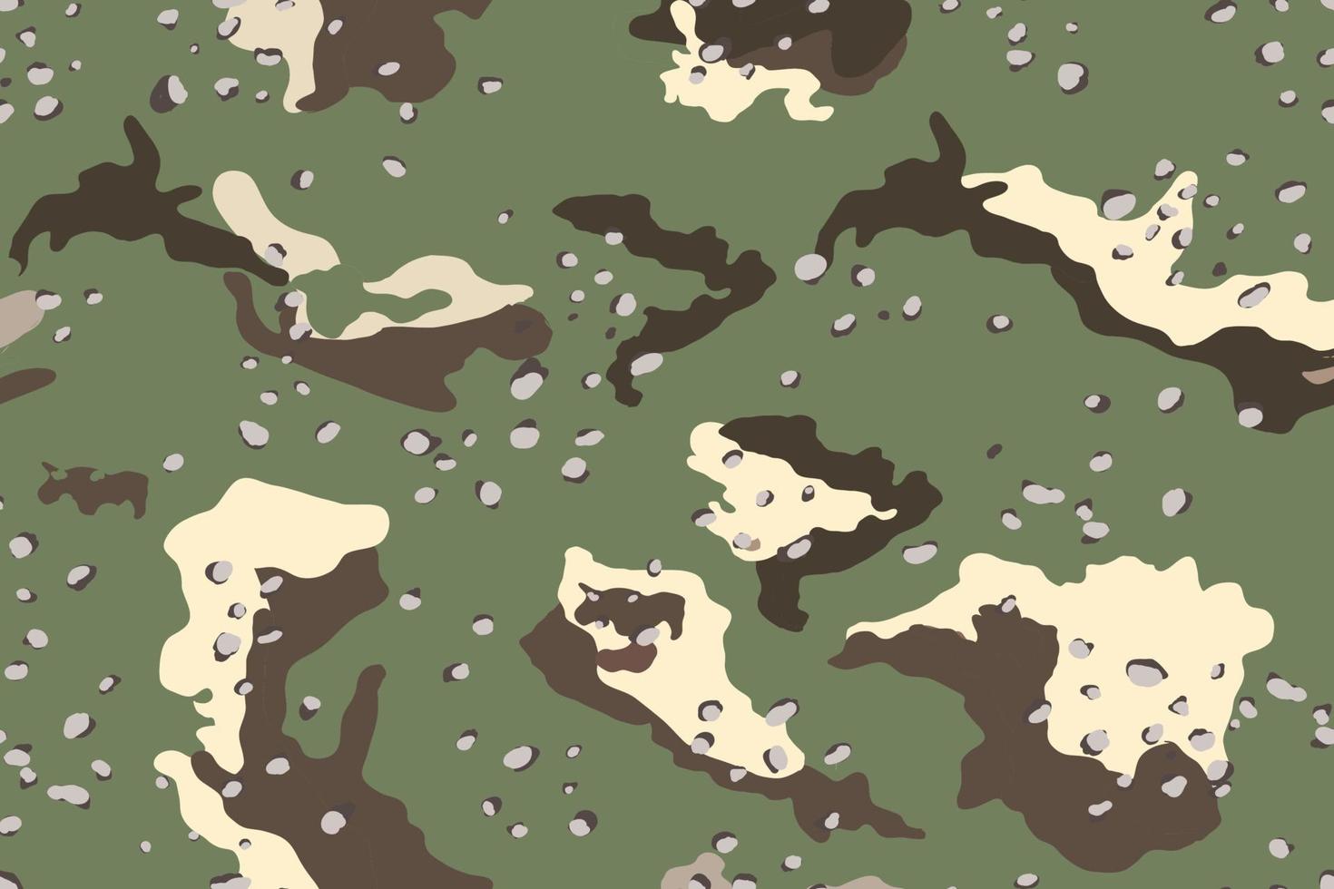 fondo plano de textura de patrón de camuflaje militar del ejército. vector