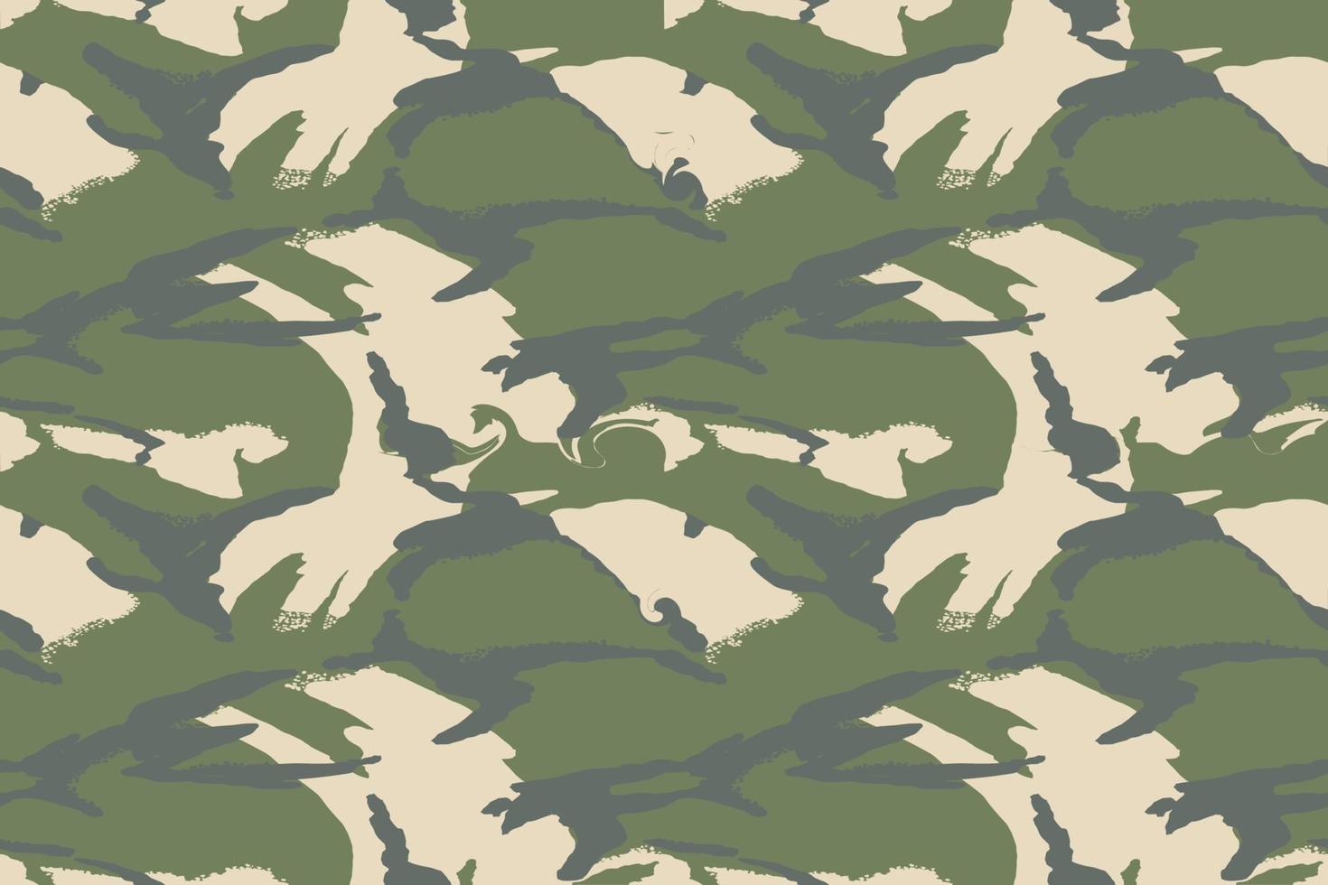 fondo plano de textura de patrón de camuflaje militar del ejército. vector