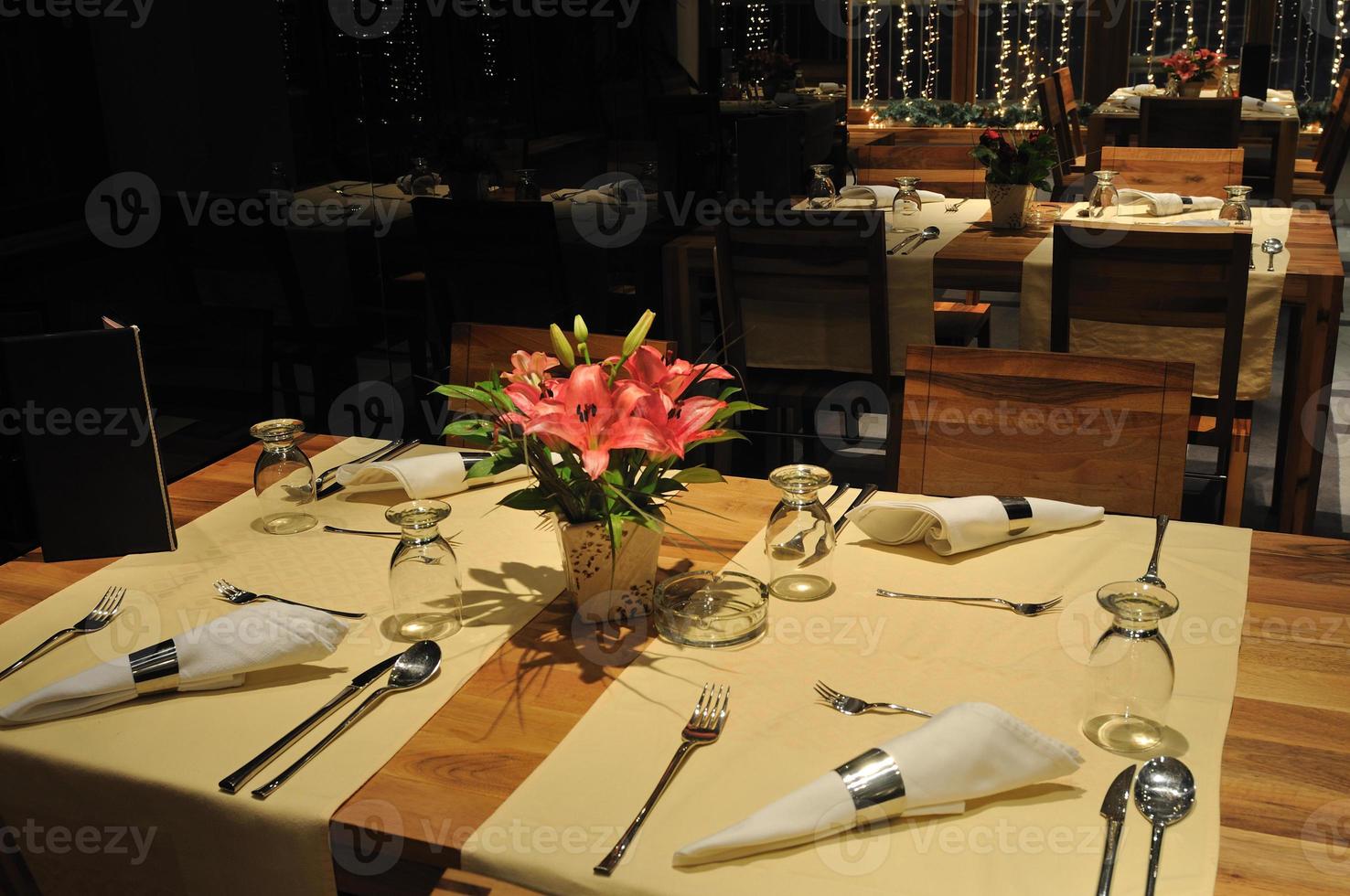 luxury modern indoor restaurant photo