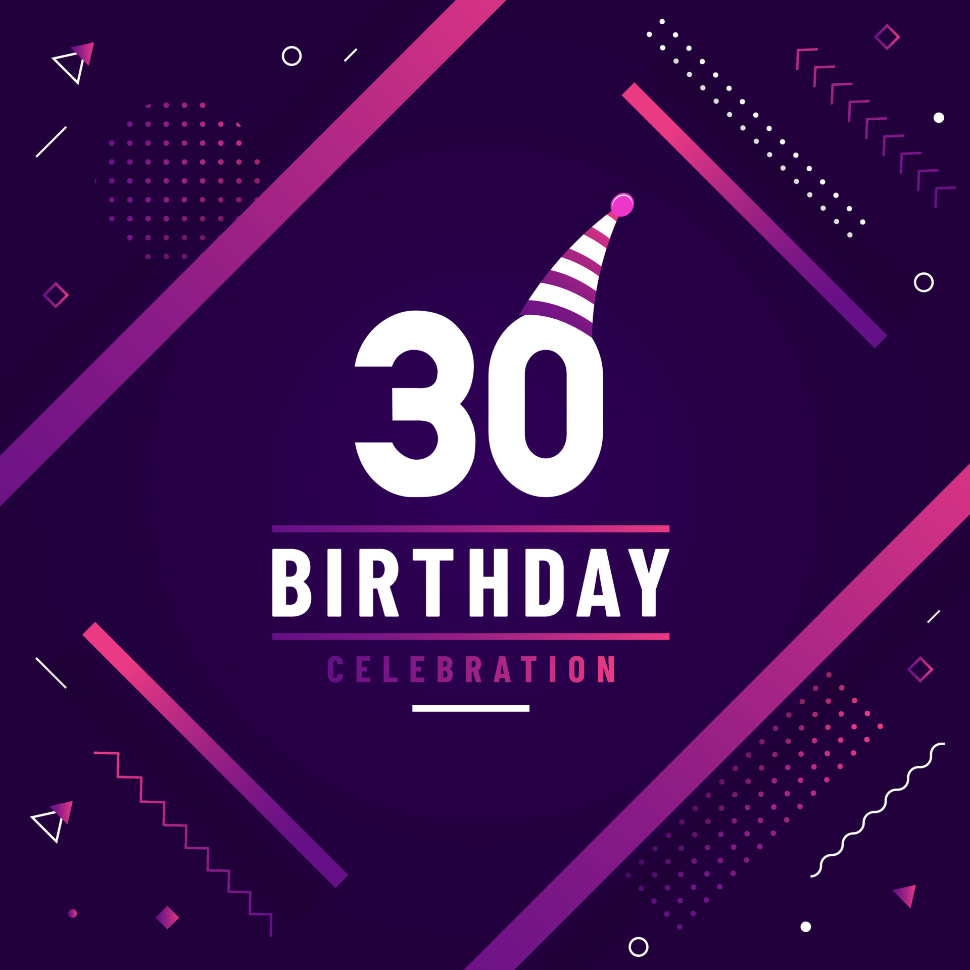30 Years Birthday Greetings Card 30th Birthday Celebration Background 30-years-birthday-greetings-card-30th-birthday-celebration-background
