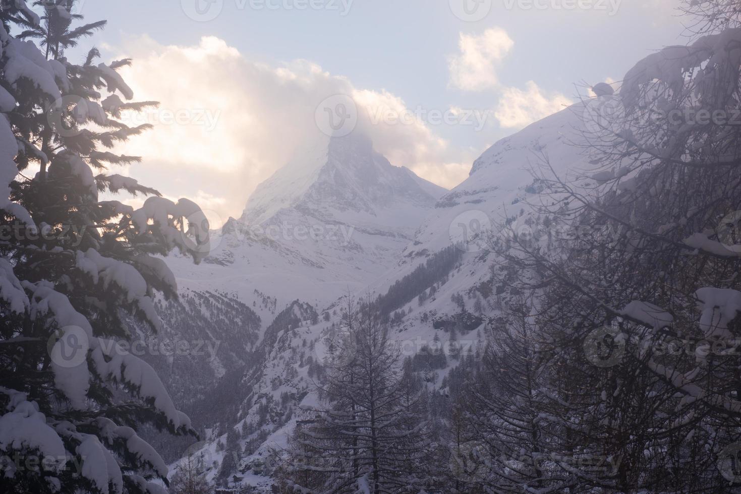 mountain matterhorn zermatt switzerland photo