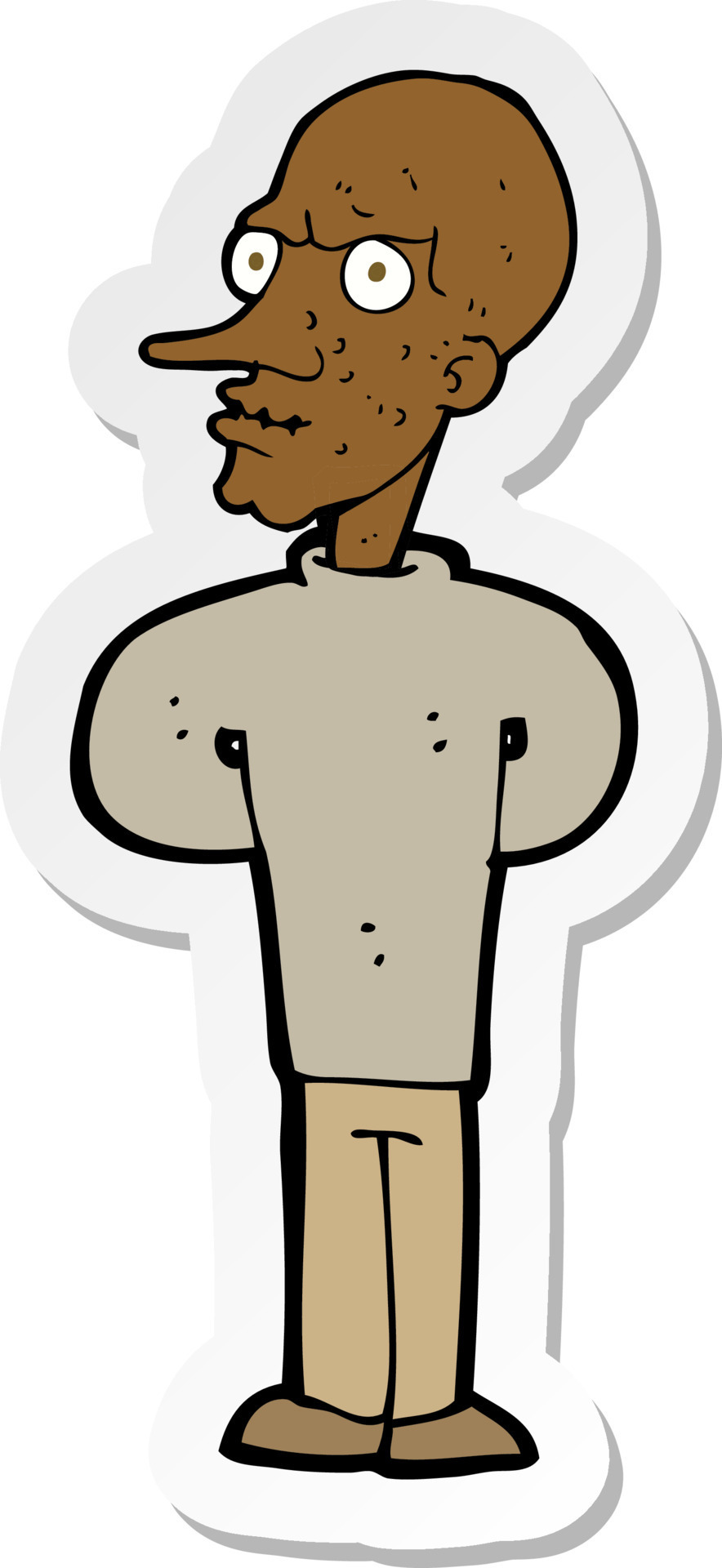 sticker of a cartoon evil bald man 10732422 Vector Art at Vecteezy sticker of a cartoon evil bald man 10732422 Vector Art at Vecteezy
