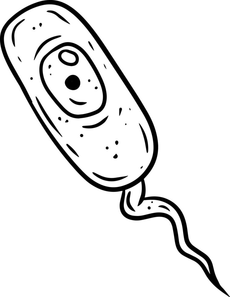 Virus and green bacteria. Causative agent. vector