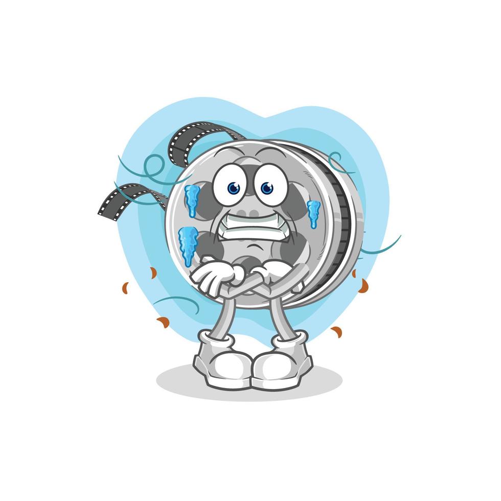 film reel cartoon vector