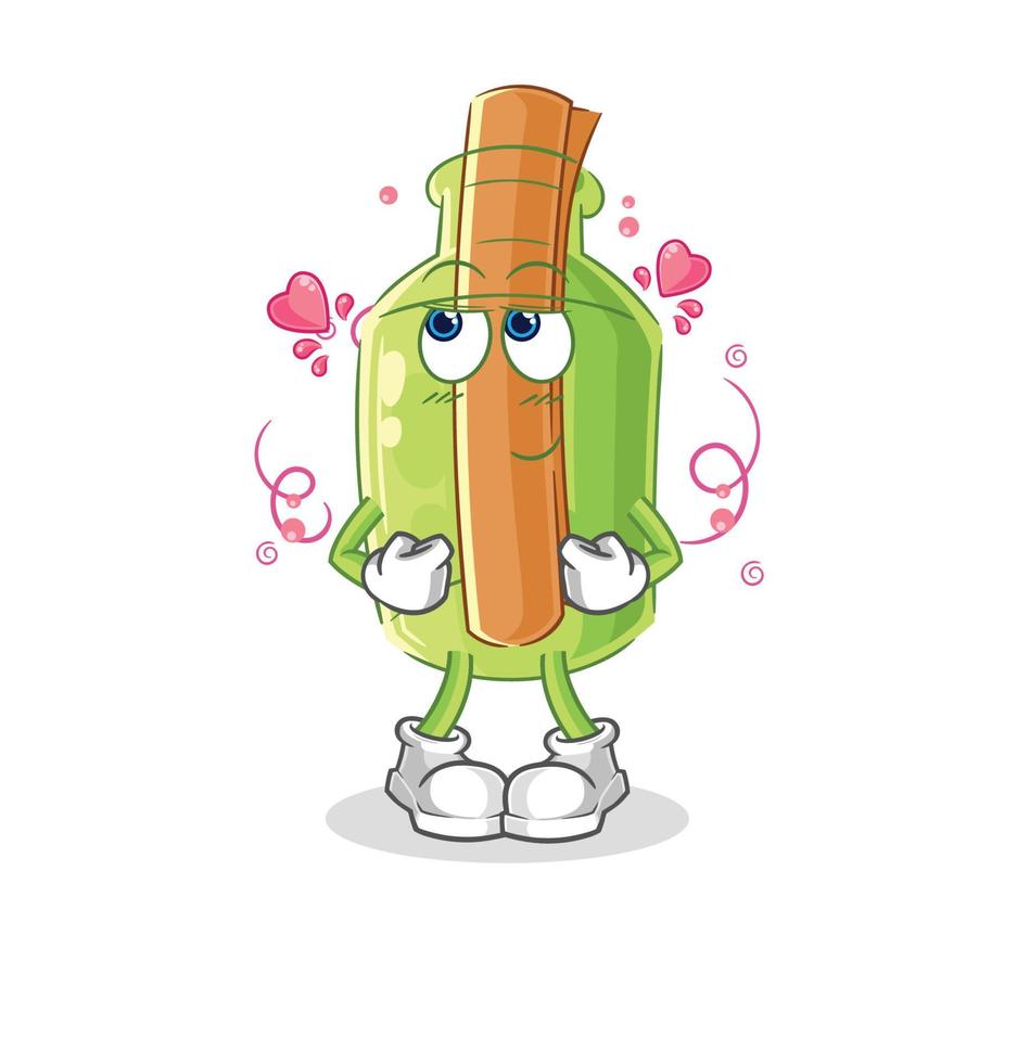 message in a bottle cartoon vector