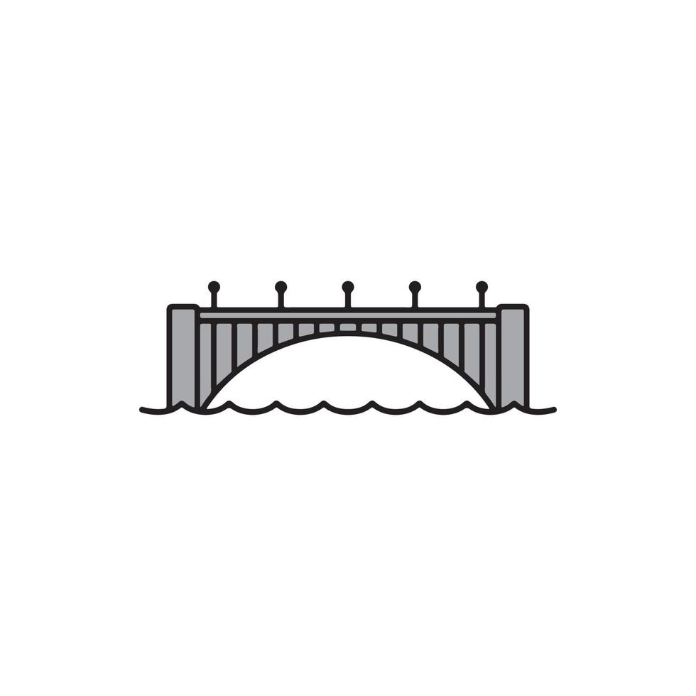 Bridge Icon EPS 10 vector