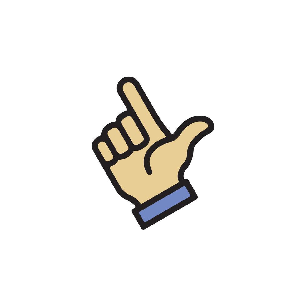 Gestures of Human Hands Icon EPS 10 vector