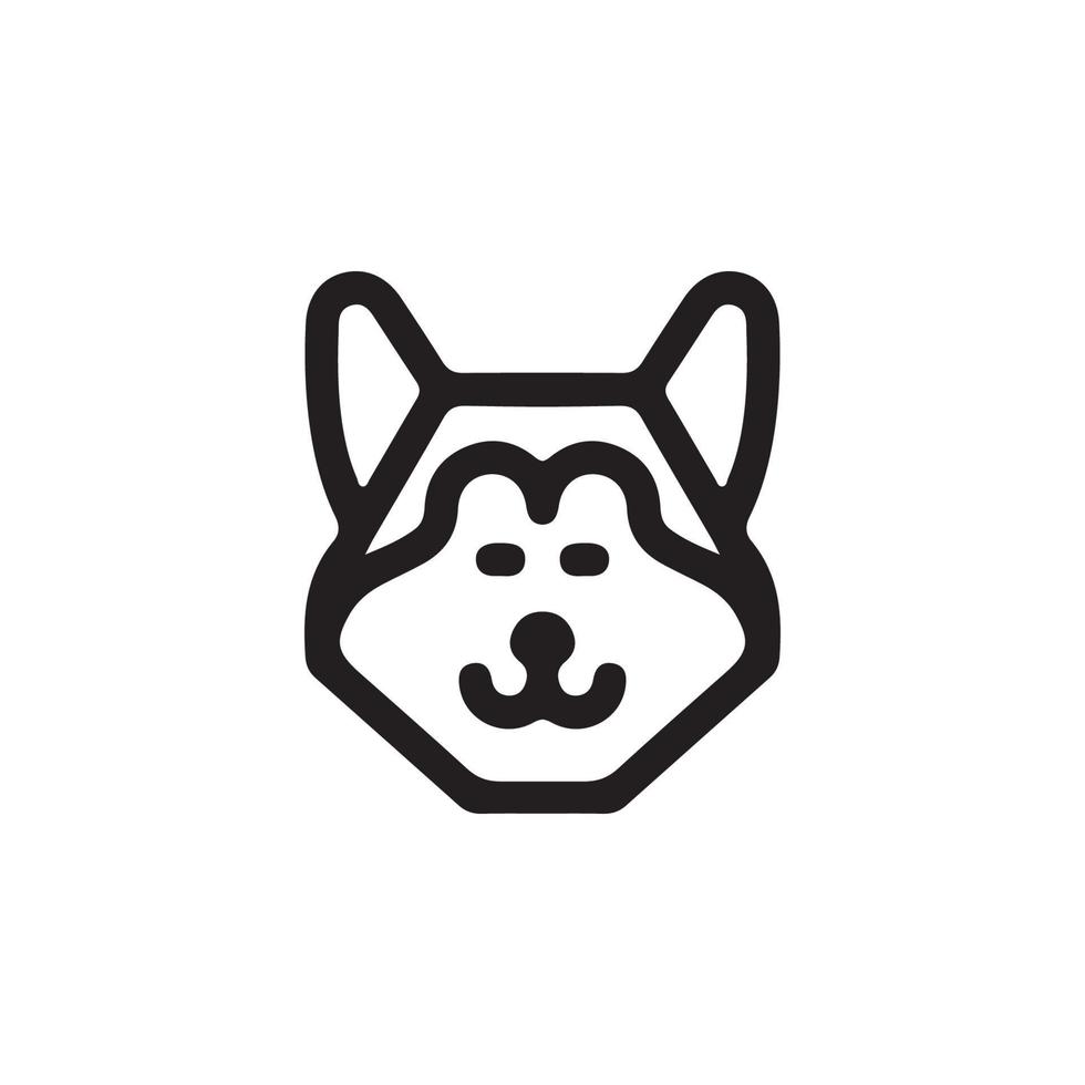 Dog Icon EPS 10 vector