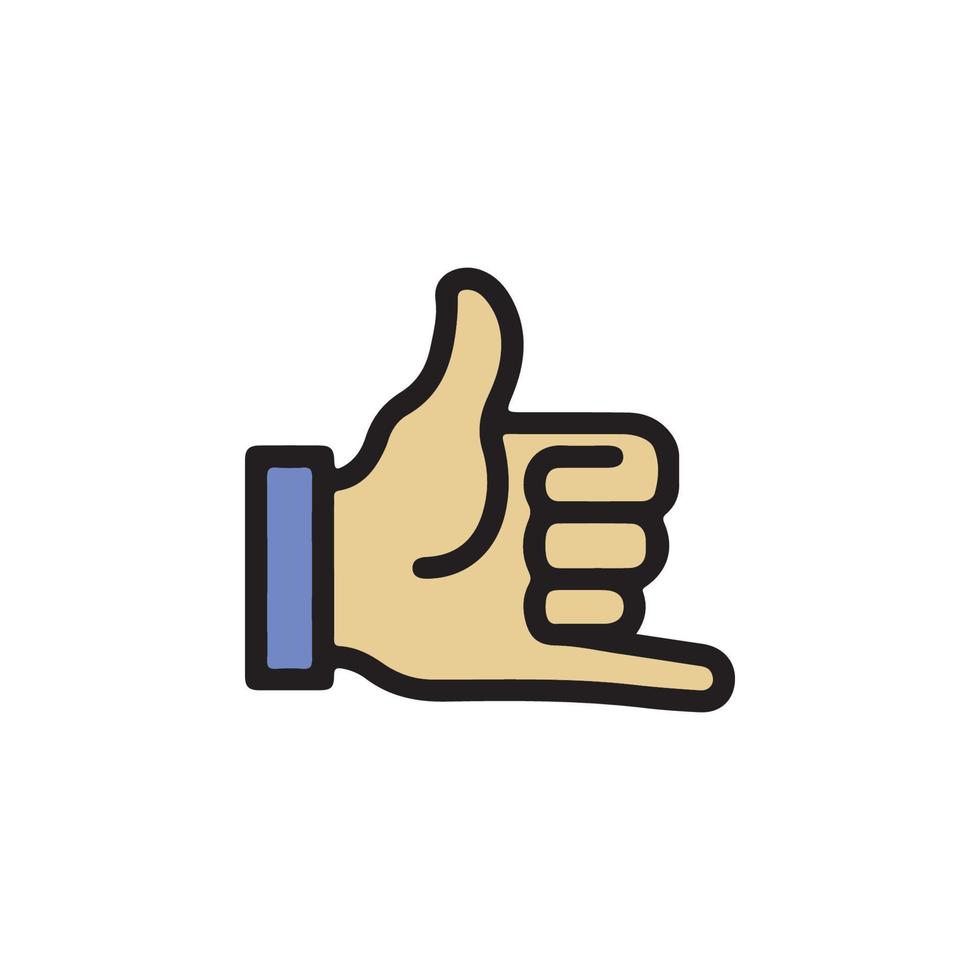 Gestures of Human Hands Icon EPS 10 vector