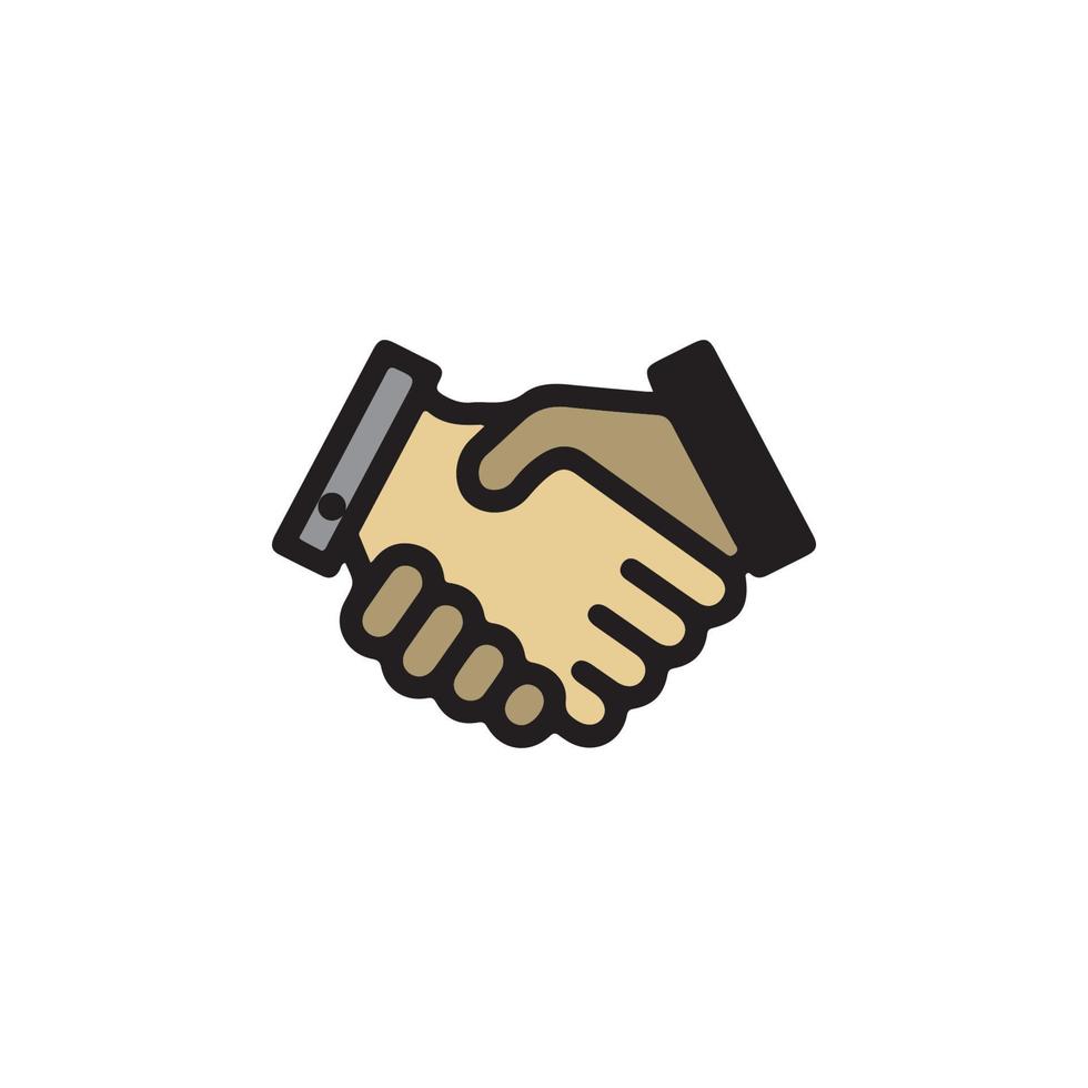 Handshake icon. Hand gesture emoji vector illustration. 23979204 Vector Art  at Vecteezy