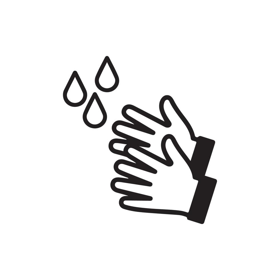 Hand Washing Icon EPS 10 vector