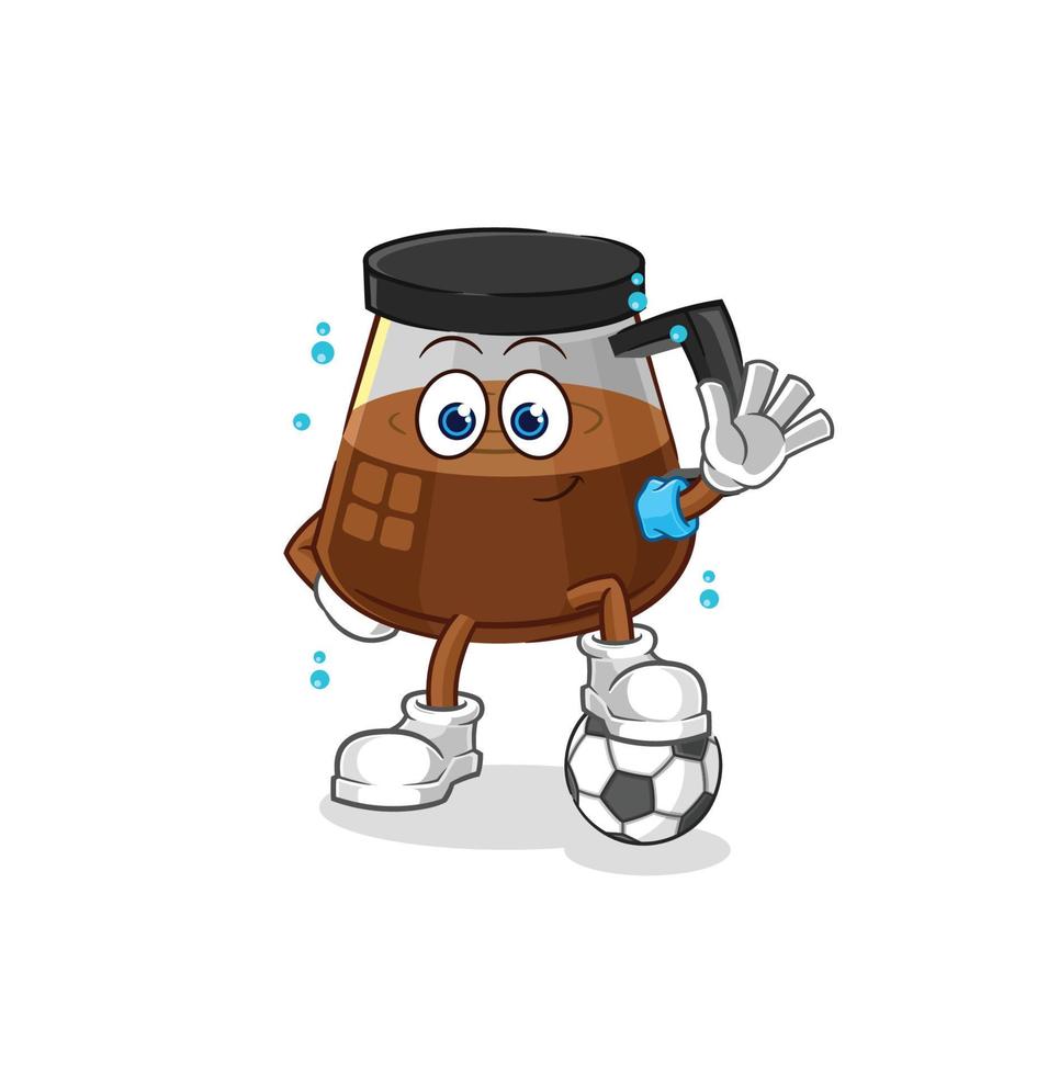 coffee machine vector character