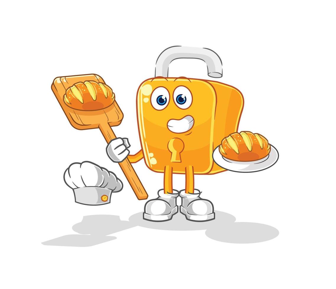 padlock character vector