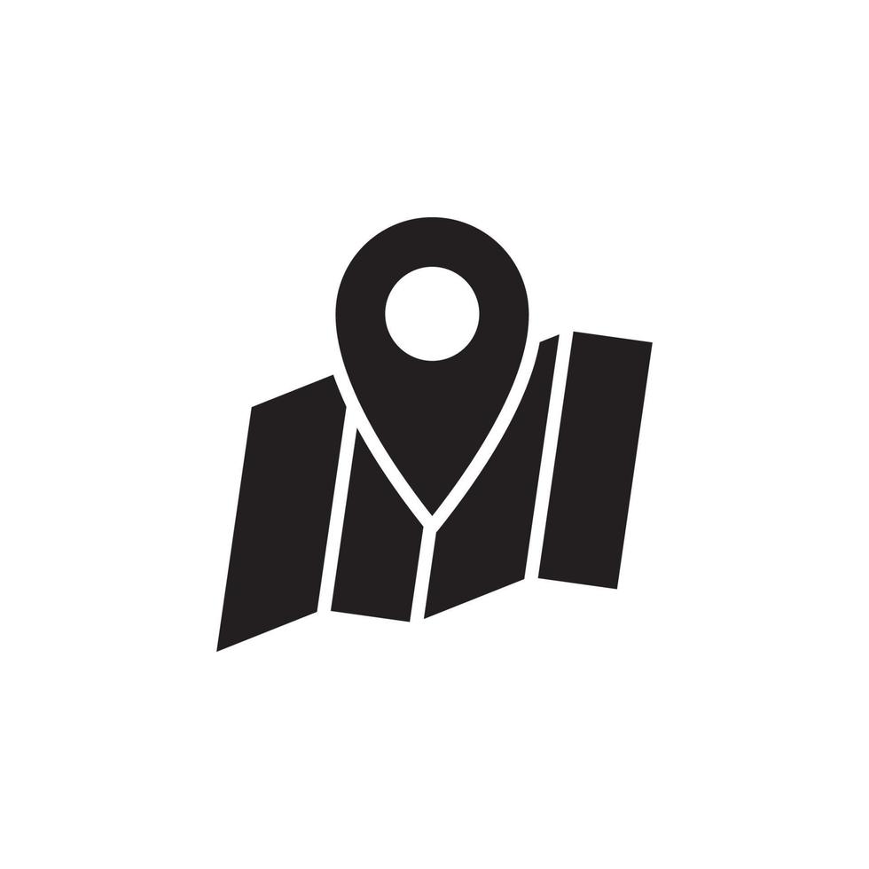 Map Location Icon EPS 10 vector