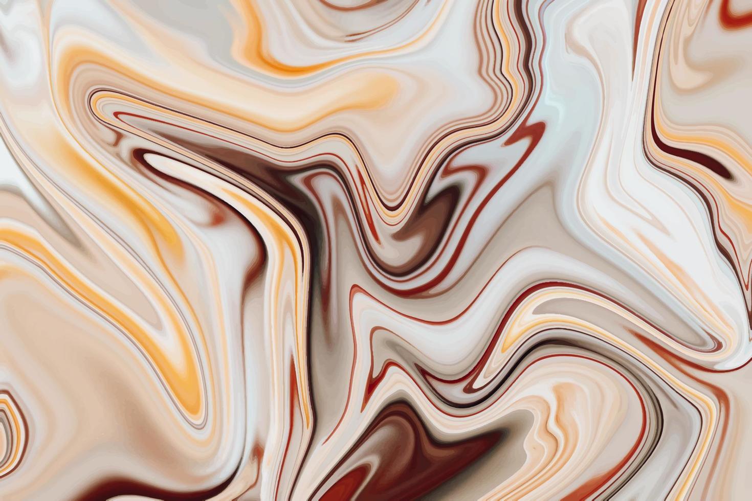 Abstract colorful marble fluid metalic liquid background design. vector