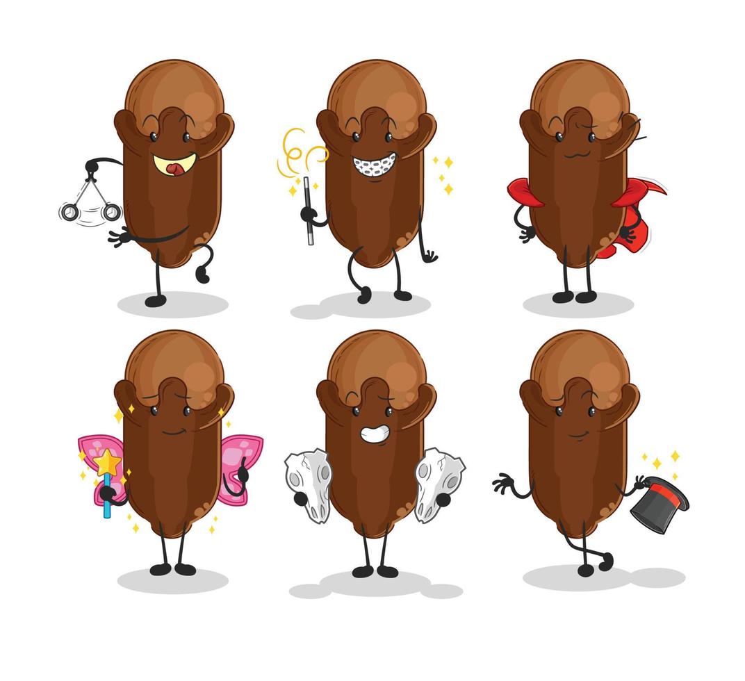 clove mascot vector