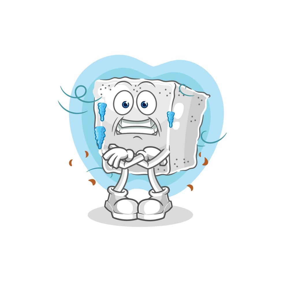 sugar cube cartoon vector