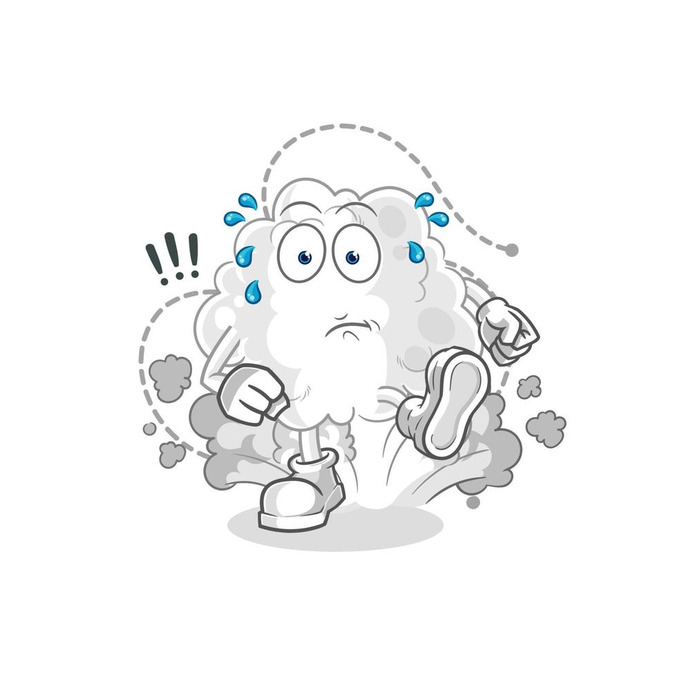 white cloud cute vector