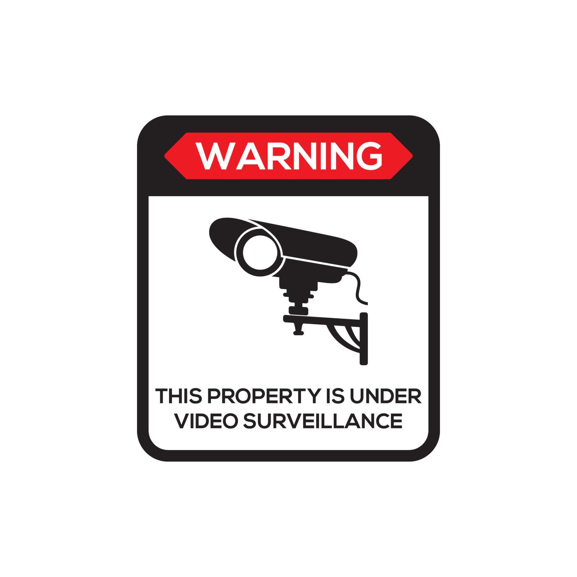Video Surveillance Sign Icon EPS 10 10735980 Vector Art at Vecteezy
