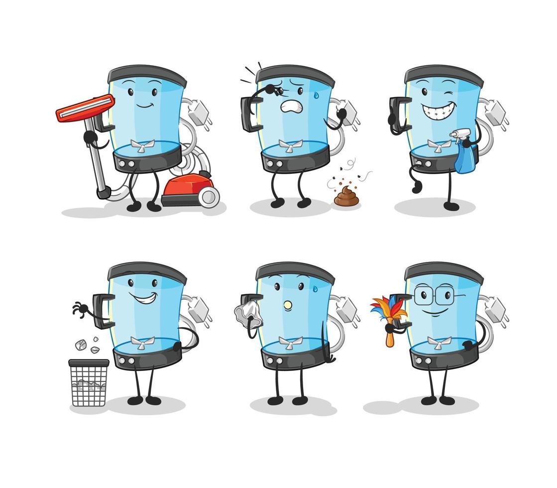 blender cute cartoon vector