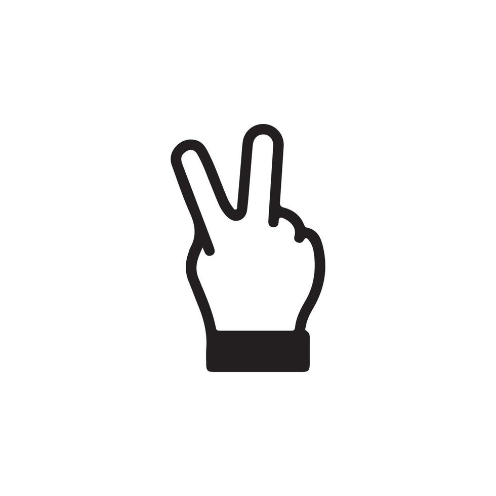 Gestures of Human Hands Icon EPS 10 vector