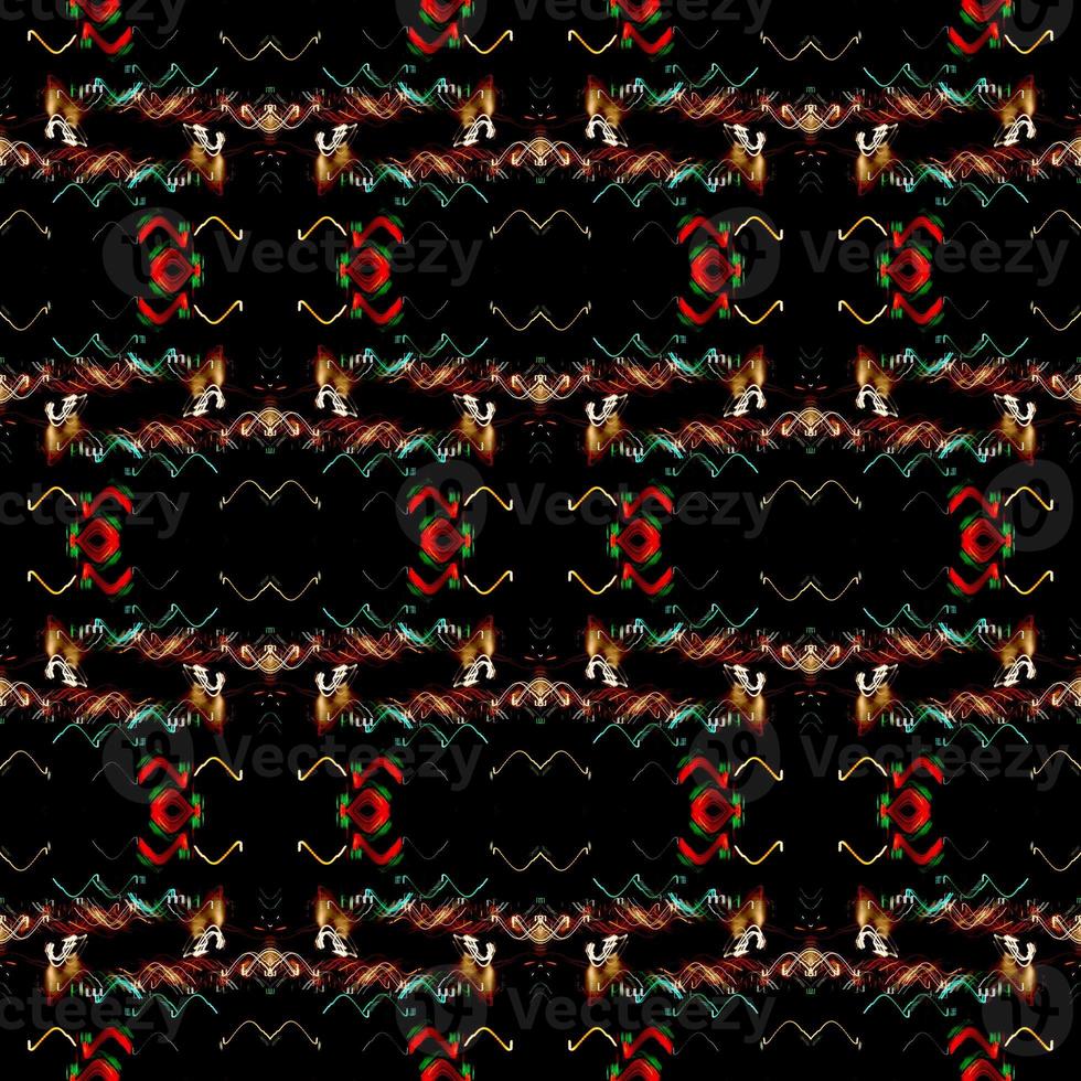 Night light line,seamless light pattern,abstract background photo