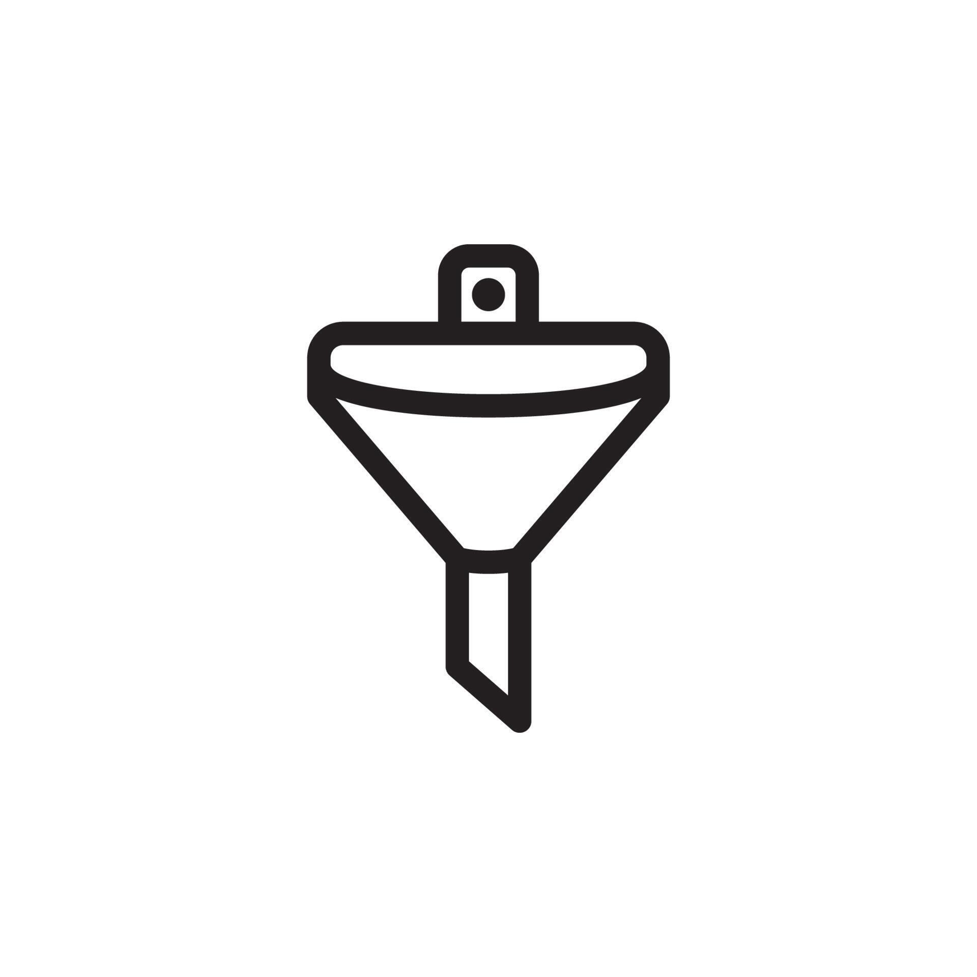 Funnel Filter Icon EPS 10 10736230 Vector Art at Vecteezy