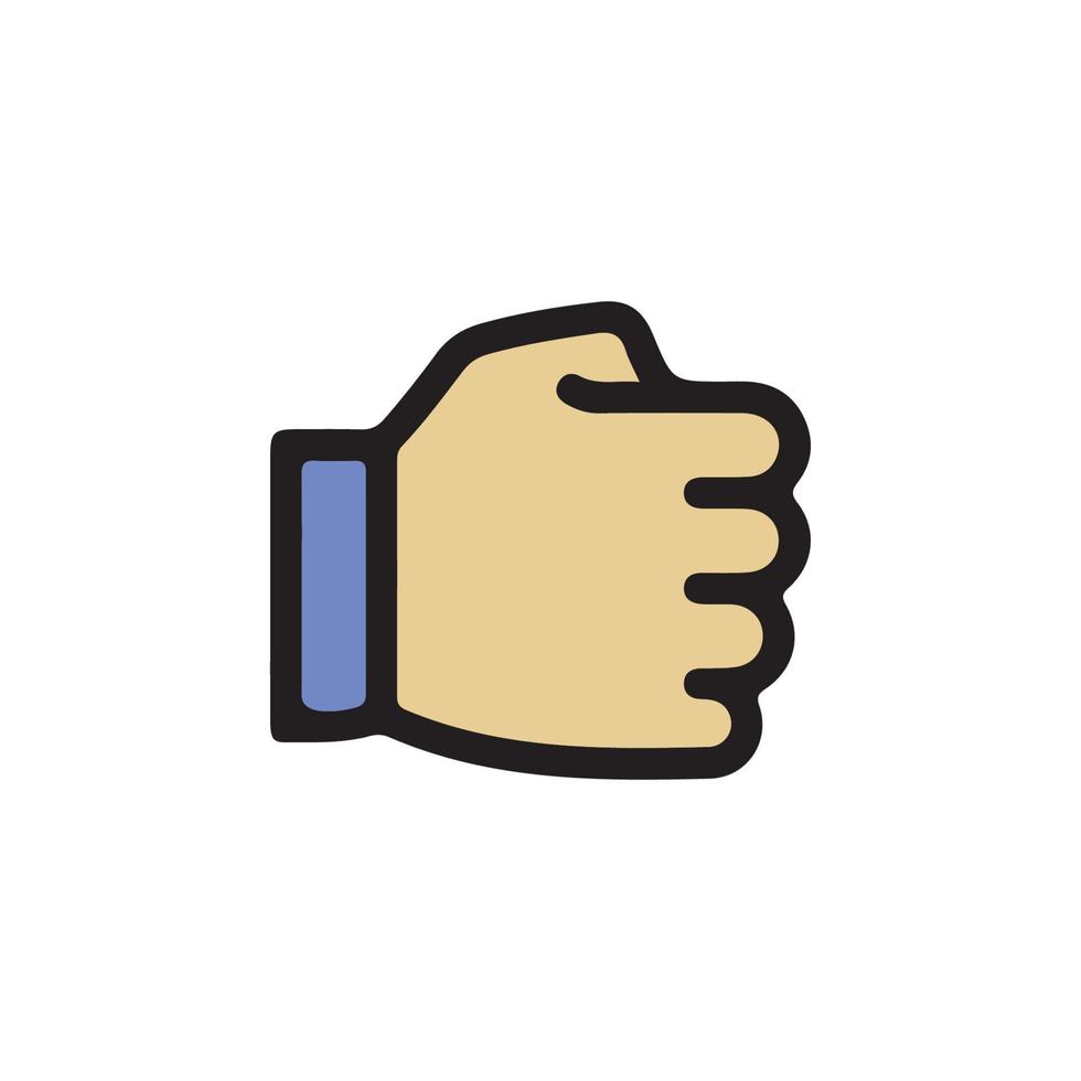 Hand Grip Icon EPS 10 vector