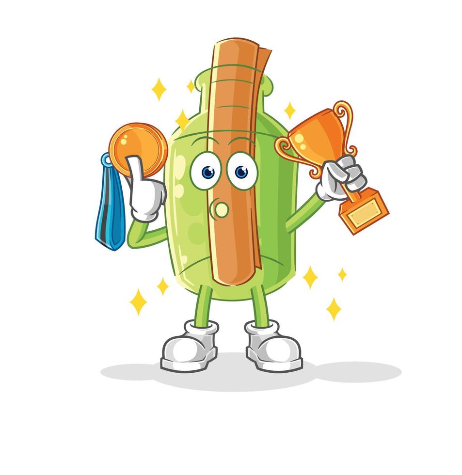 message in a bottle cartoon vector