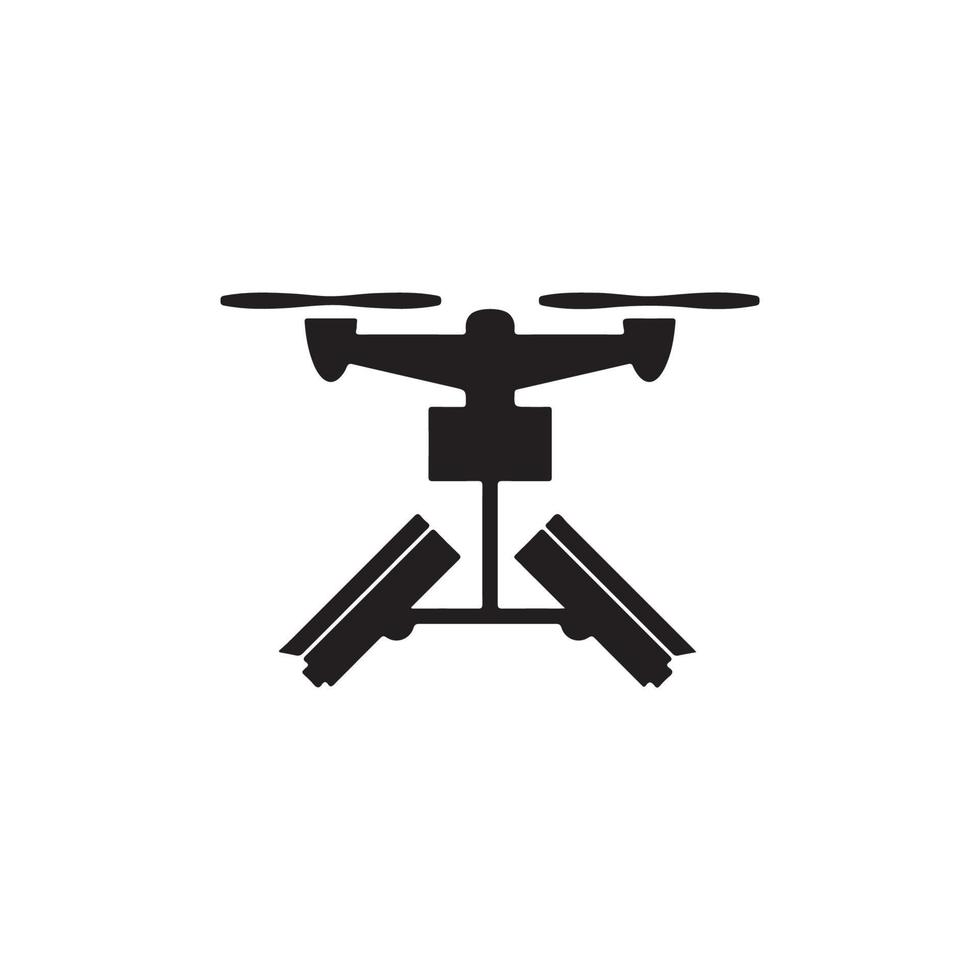 icono de dron eps 10 vector