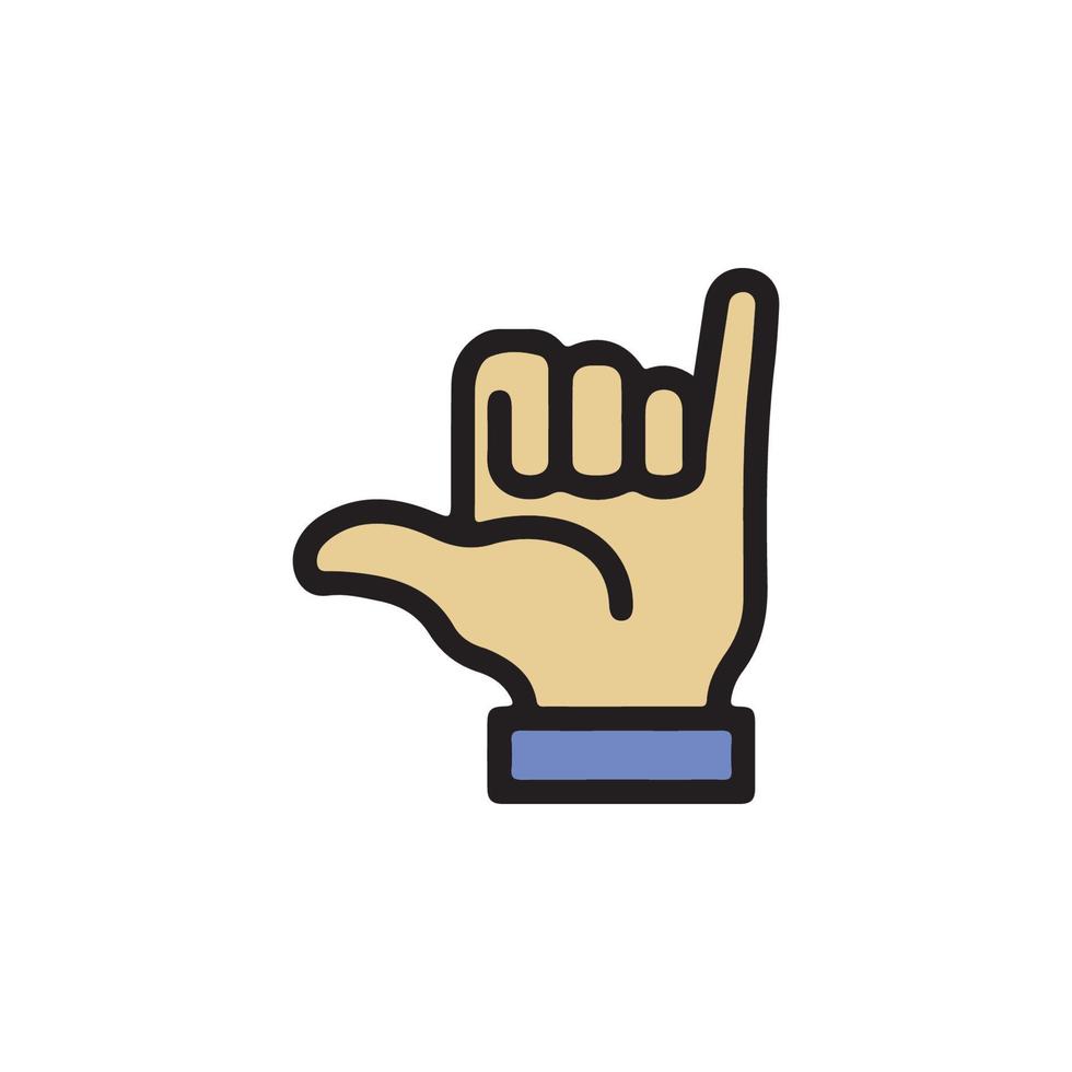 Gestures of Human Hands Icon EPS 10 vector